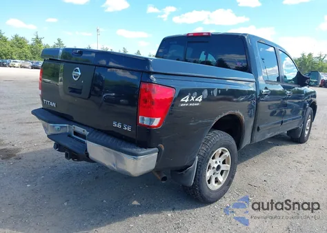 2004 Nissan Titan Se from USA, damaged, VIN 1N6AA07B04N580140